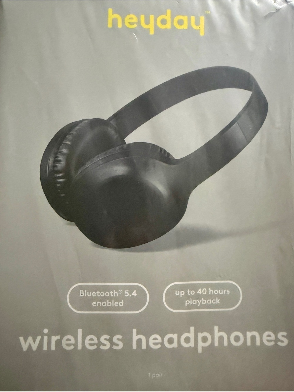 Wireless Headphone - heyday™ 40 hours playback Black